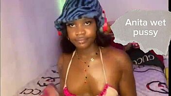 Behind Scenes: Wet Pussy Soaks Bed During Period