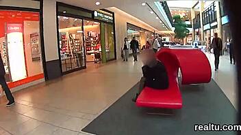 i seduced the adorable czech teen in the shopping centre and banged her pov