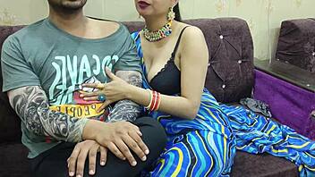 Yo, check Desisaarabhabhi, hot Indian babe fucking Jija in Hindi audio on bed!