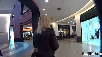 i seduced the adorable czech teen in the shopping centre and banged her pov