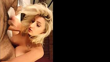 i love this sexy blonde teen's big tits