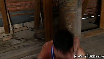Gay dudes WRESTLE hard and LOVE ASS FUCKING