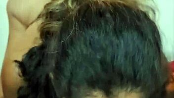 latina wife jumps on follower for wild ride