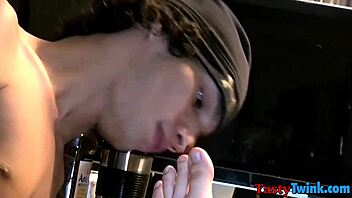 Amazing POV blowjob with young twink!