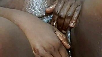 I Love Watching This Ebony Babe With Big Ass And Tits Squirt Solo With Dildo And Toys