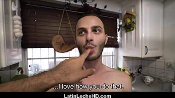 Straight Latino Boy Paid to Pound and Suck Gay Stranger in POV Street Clip.