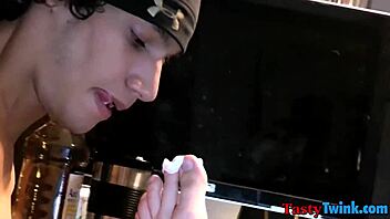 Amazing POV blowjob with young twink!