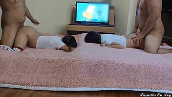 Young stepdaughters become sex slaves for their perverted stepdads