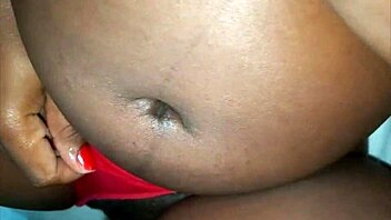 Pregnant ebony milf jhodez1 surprises with wild anal after blowjob