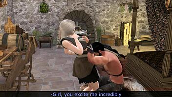 Game of Thrones Parody Sex with Daenerys and Khal Drogo. Bouncing Boobs and Hot Missionary Action!