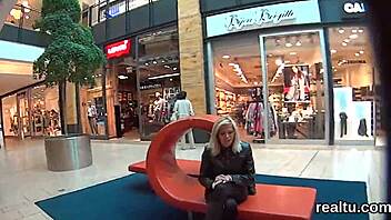i seduced the adorable czech teen in the shopping centre and banged her pov