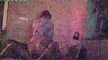 Step-sister caught on spy cam in solo action