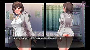 Exposing Genitals In Front Of Pole Excites Her In Night Walk 5!