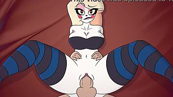 Damn, Charlie Morningstar Fucks Alastor Hard in Rough Morning Action!