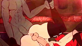 demon fucks devil lynn with d golem in hentai animation 😈