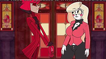 Damn, Charlie Morningstar Fucks Alastor Hard in Rough Morning Action!