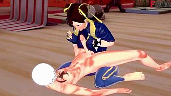 Chun-Li gets fucked hard in Fortnite!
