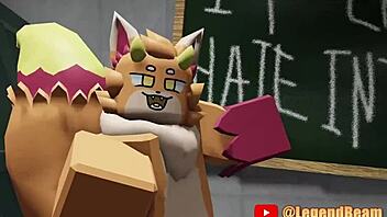 Baldi, you're mine in this uncensored Roblox animation!