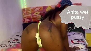 Behind Scenes: Wet Pussy Soaks Bed During Period