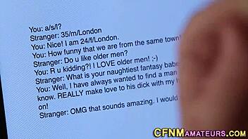 Blonde Babe Intensely Sucks Stranger's Cock In Cfnm Scene