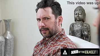 out of the family - cute stepdaddy's babe gets her tight ass plumbed by his big dick