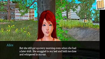 In my new family, the teen with small tits explores hentai adventures