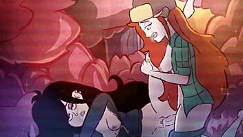 Gravity Falls Futa Wendy in Wild Animated Action