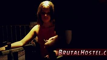 Man, this naive 18+ got held down rough, fed up waiting for a taxi in extreme bondage