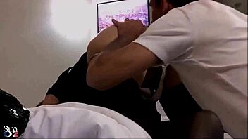 French Milf In Satin Stockings Gets Doggystyle Pov Fuck