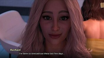 Wvm 156 shares a glass of wine with two hot milfs