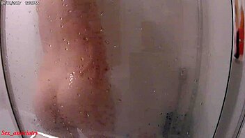 Caught Airbnb guests fucking in shower on hidden cam