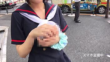 japanese cute teen 18+ idol hide shot in stunning secret footage