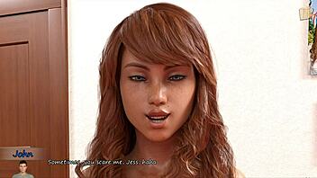 In Big City Pleasures 52, Jessy Gives A Footjob To A Big Cock.