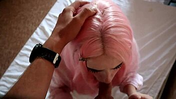 My Cute Pink-Haired Girlfriend Bu66legum Sucks Dick