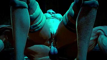 3D ELF SCREAMS FOR MONSTER COCK IN ASS!