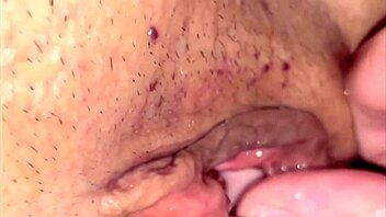 Milf Masturbates Wet Shaved Pussy