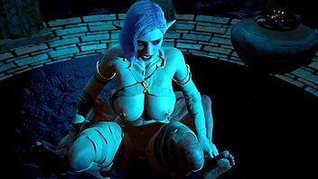 3D ELF SCREAMS FOR MONSTER COCK IN ASS!