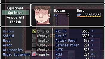 in this rpg, the hero fucks women and defeats the demon king