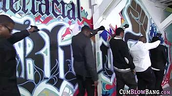 Can This Babe Handle Black Monster Cocks In A Gangbang?