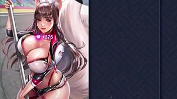 3D animated porn with curvy character Mikami from Racer Girl
