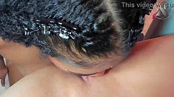 Intense POV Wet Pussy Sucking - Lesbians Devour Each Other