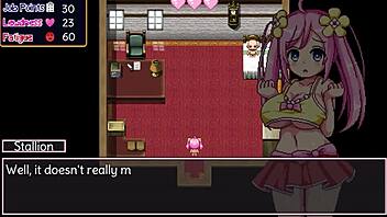 noelle tries her best in this game challenge