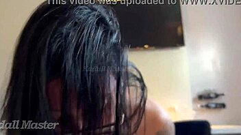hey, this young slut in the motel bends over for my cock and sucks it pov