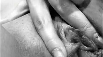 I watch the petite girl please his big dick