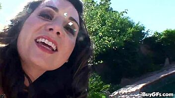 Holly West Drops By for Outdoor Teen Action