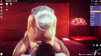 Honey Select White-Haired Girl Intense Sex With Shaved Pussy