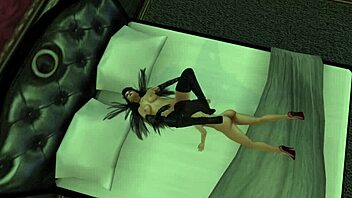 i'm watching this strip club seductress rip her clothes off, showing her shaved pussy.