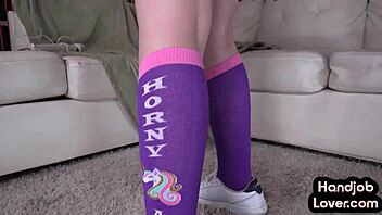 Oiled babe intensely rides cock with handjob and boobjob in closeup pov