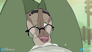 Watch these furry bunnies getting horny in animation