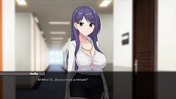 In this anime, the old man watches his wife cheating in sex scenes.